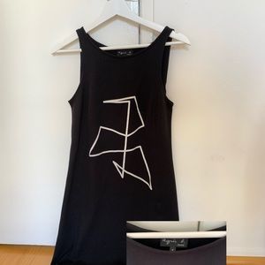 Agnès B. Black Midi Dress